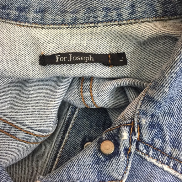 For Joseph // Denim Jacket // Size Large - Picture 5 of 8